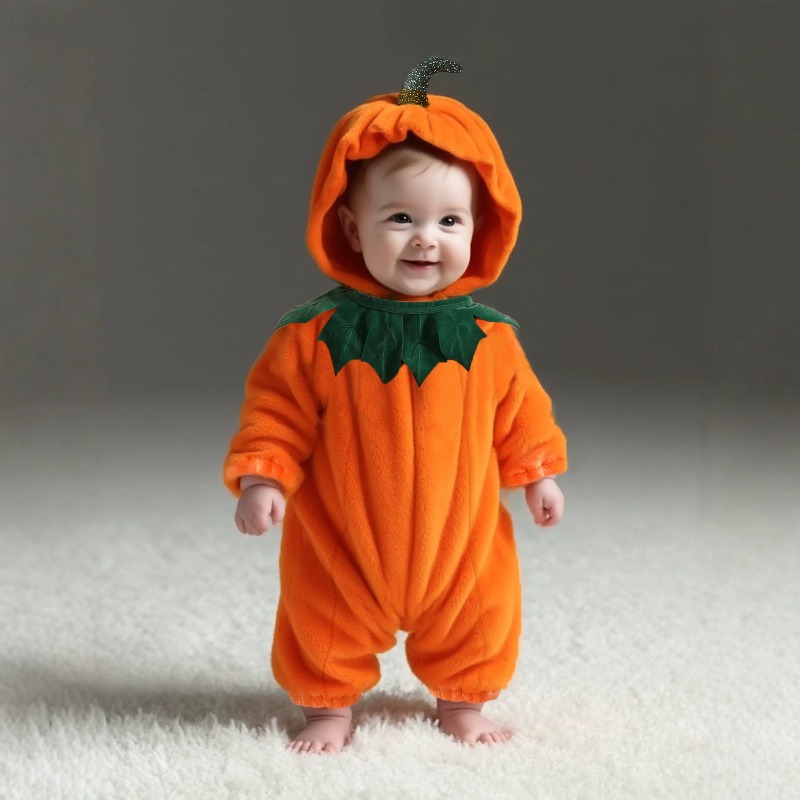 Cotton Baby Onesies Zipper - بدلة رومبير للأطفال حديثي الولادة بتصميم