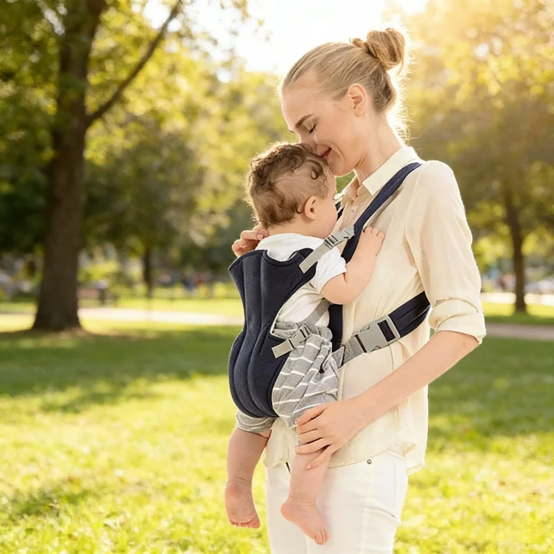 Ergonomic Baby Carrier Newborn To Toddler - حقيبة حمل الطفل المحمولة حقيبة ظهر