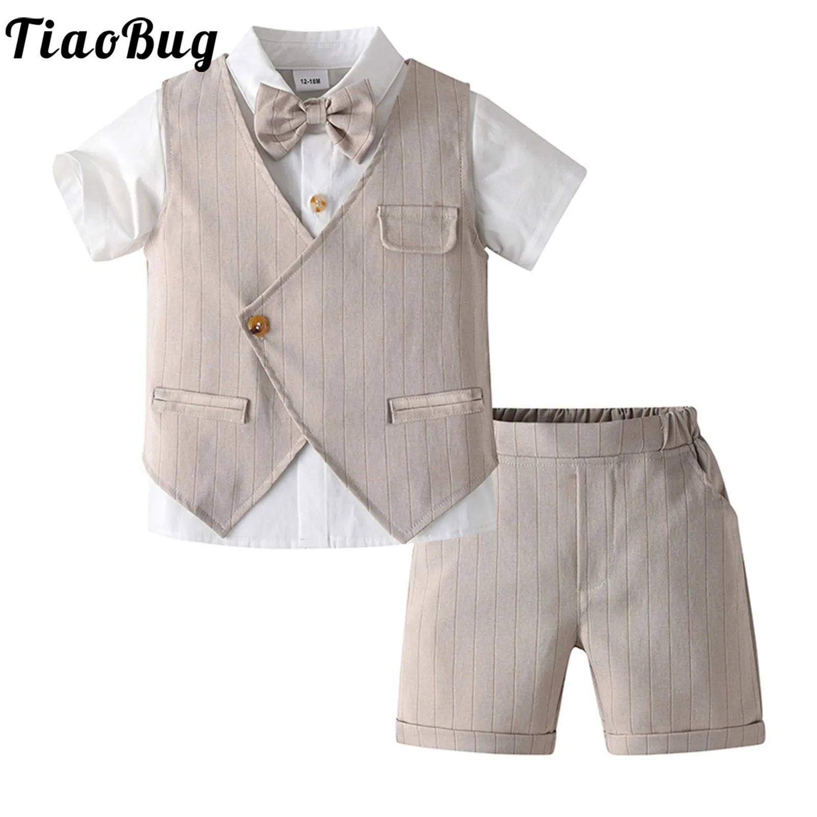 Baby Boy Suit Set Baptism - طفل الفتيان الملابس السادة البدلة الزي