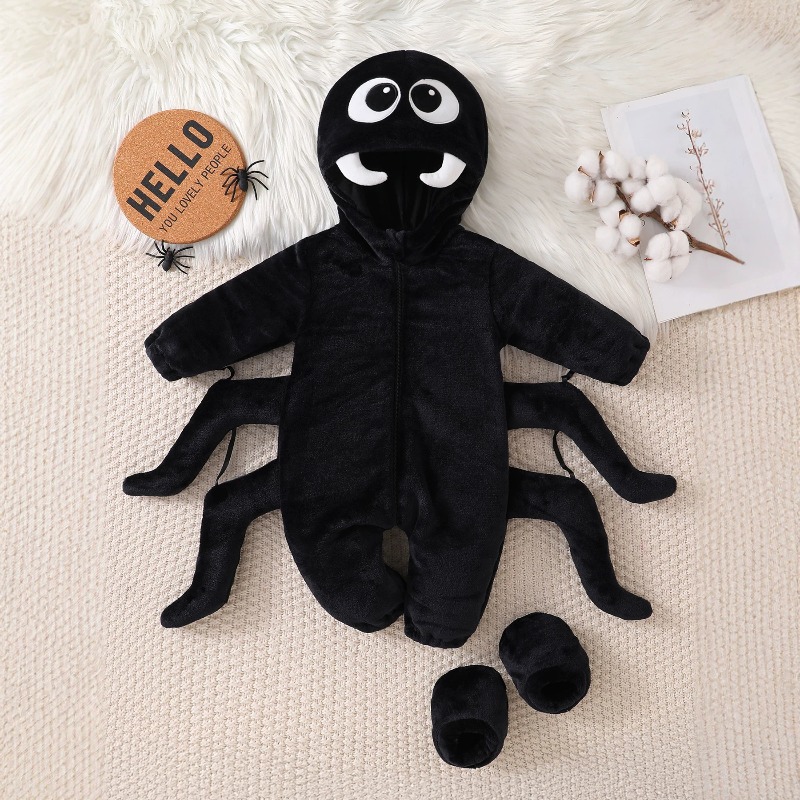 Cotton Baby Onesies Zipper - بدلة رومبير للأطفال حديثي الولادة بتصميم