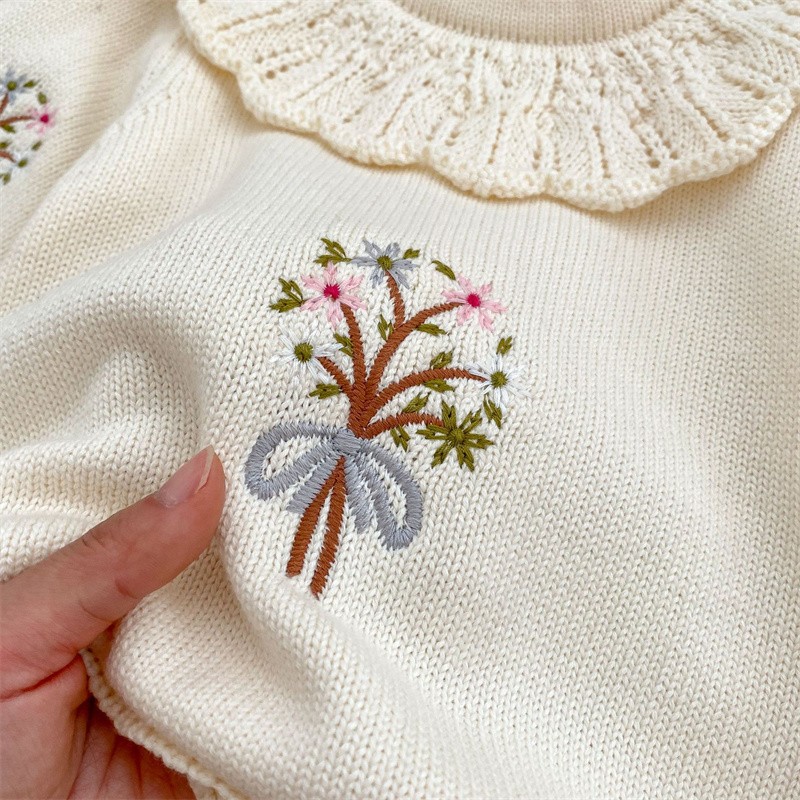 خريف جديد الوليد الحياكة رومبي - مراجعة Newborn Baby Girl Romper Floral وسعره