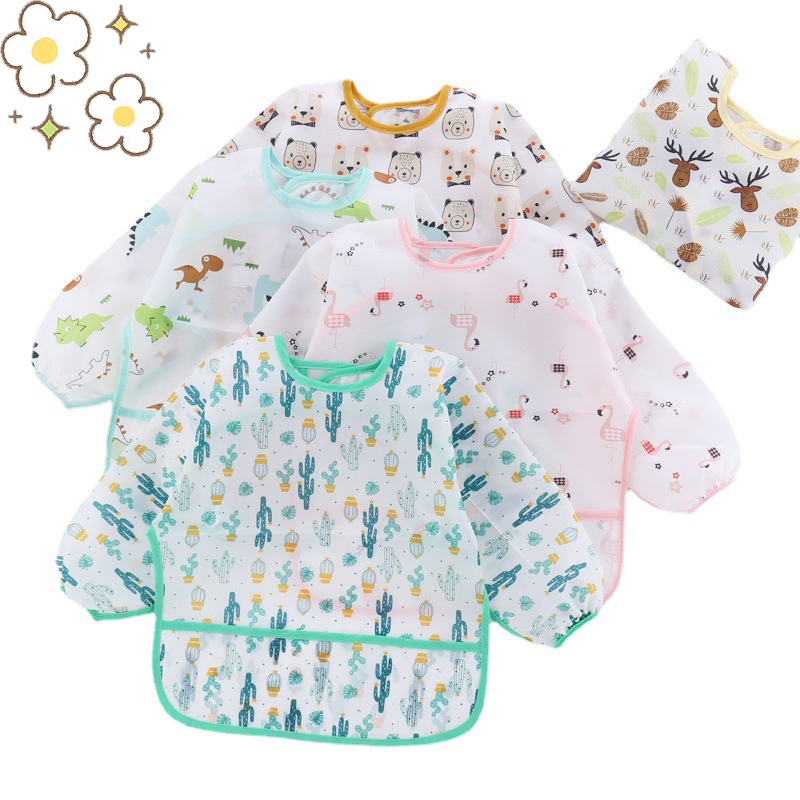 مريلة كرتونية من السيليكون للأ - مراجعة Waterproof Baby Bibs Silicone وسعره