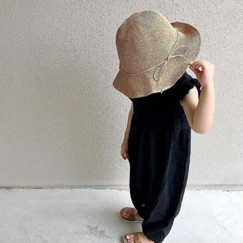 رومبيرات أطفال صيفية جديدة لعا - مراجعة Baby Summer Linen Sleeveless Jumpsuit وسعره