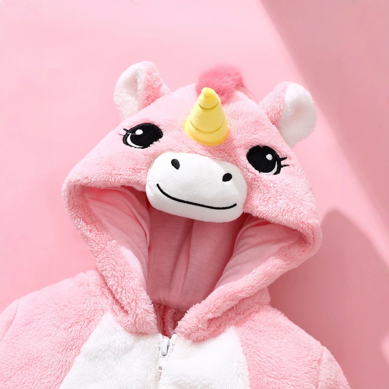 بدلة رومبير وردية للأطفال حديث - مراجعة Cotton Baby Onesies Zipper وسعره
