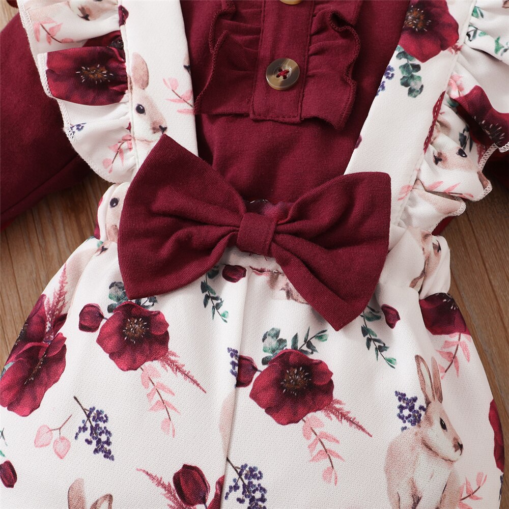طقم ملابس بناتي لحديثي الولادة - مراجعة Newborn Baby Girl Romper Floral وسعره