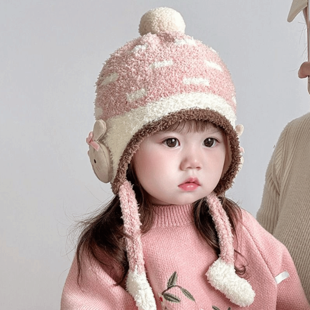 لينة يندبروف الطفل سدادات حماي - مراجعة Infant Beanie Hat With Ears وسعره