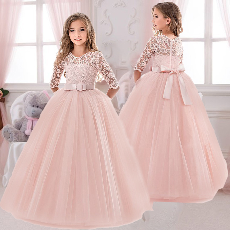 فستان الأميرة للفتيات بفيونكة  - مراجعة Toddler Girl Tulle Party Dress وسعره