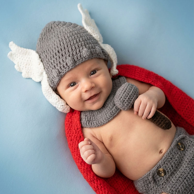 ملابس تصوير للمواليد الجدد، زي - مراجعة Infant Photography Props Outfit وسعره